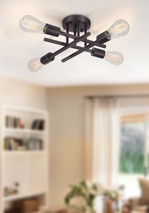 4-light ceiling lighting for living room