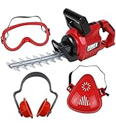 TeganPlay Kids Hedge Trimmer | Toddler Landscaping Gardening Tools and Equipments | Includes Mask...