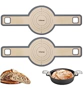 Sourdough Silicone Bread Sling - Non-Stick & Easy Clean Silicone Bread Mat for Dutch Oven. Reusab...