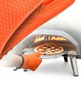 Torch Orange XL Pizza Silicone Gloves