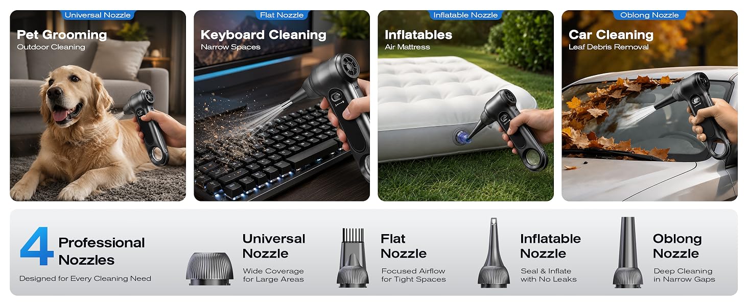 electric air duster for pc portable air duster
