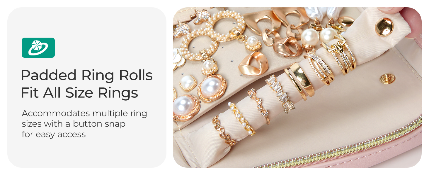 Jewelry Case Jewelry Box Organizers and Storage Earings Holder for Necklaces, Bracelets, Rings