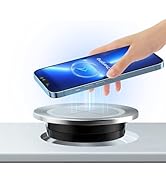 Desk Wireless Charger,JE Make IT Simple Desktop Grommet Power Wireless Charging Pad, for iPhone, ...