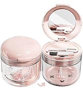 MURRI&MURRDI Retainer Case, Denture Bath Box with Strainer Basket, Mouth Guard Case, Braces Clean...