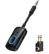 Olipiter Bluetooth 5.4 Adapter for Car – 2-in-1 Aux Transmitter & Receiver with Hands-Free Callin...