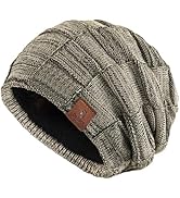 Doitory Beanie Hat for Men and Women, Unisex Winter Slouchy Beanie Knit Warm Hat, Cotton Cap for ...