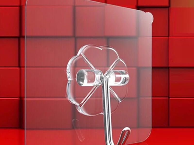 clear adhesive hook