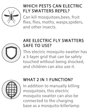 electric fly swatter racket