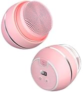 Silicone Facial Cleansing Brush, 2 Modes IPX7 Waterproof Rechargeable Face Scrubber,Electric Face...