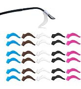 15 Pairs 1.8 Inch Anti-slip Eyeglass Ear Grips, ear Hooks, Comfortable Silicone Elastic Eyeglasse...