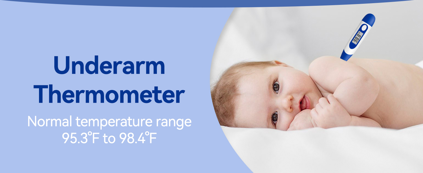Armpit Reading Thermometer for Baby Kids and Adults