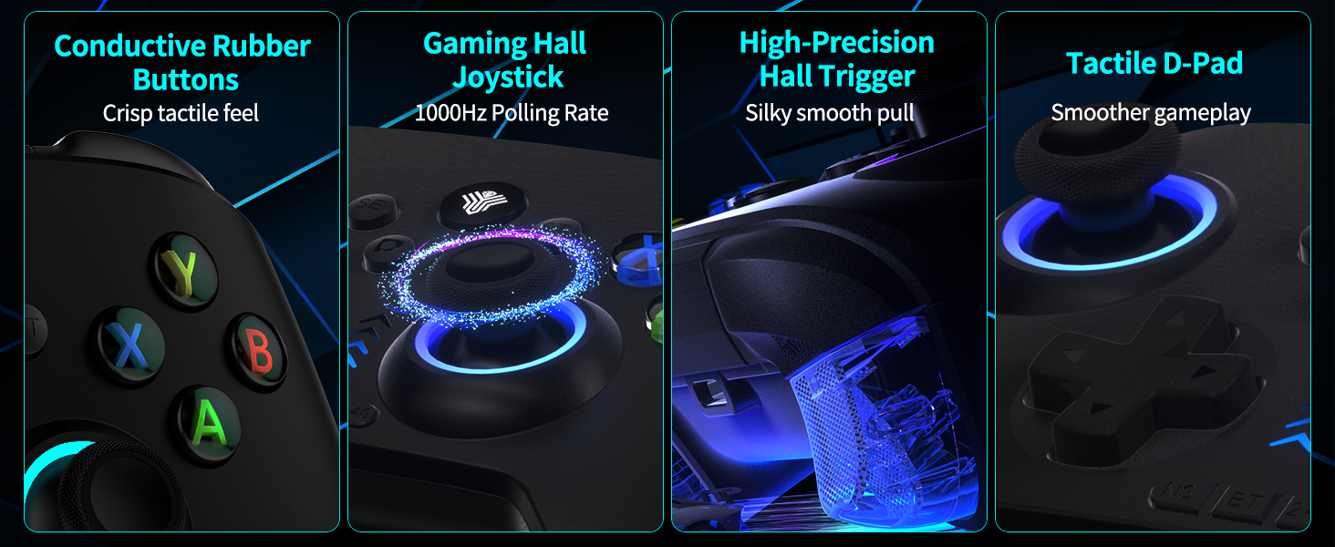 pc controller, steam controller, controller for pc, gaming controller,pc controller for gaming,black
