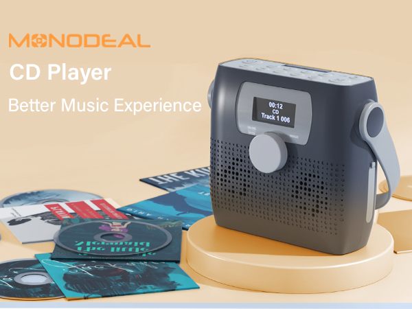 portable cd players with bluetooth