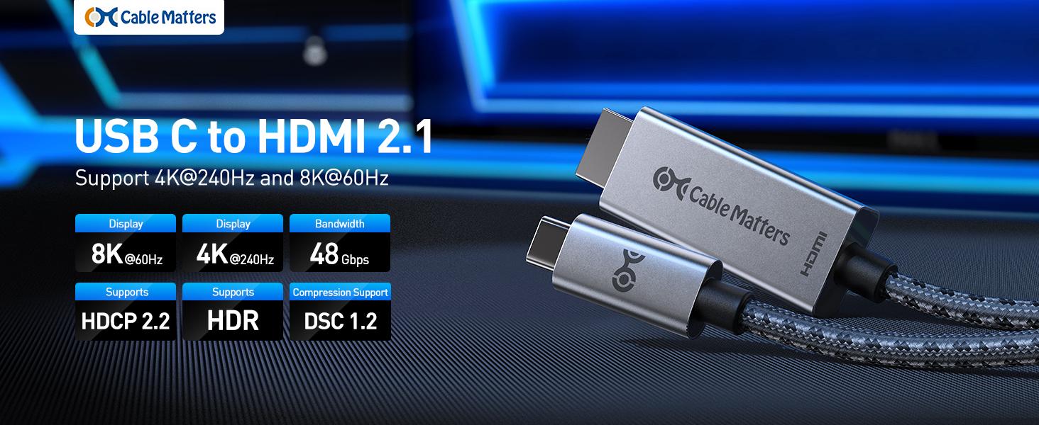 USB C to HDMI cable
