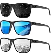 Foliful Polarized Sunglasses Men Women, Mens Sunglasses Lightweight UV Sun Glasses for Fishing Dr...