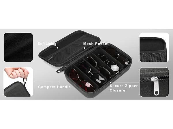 glasses organizer case