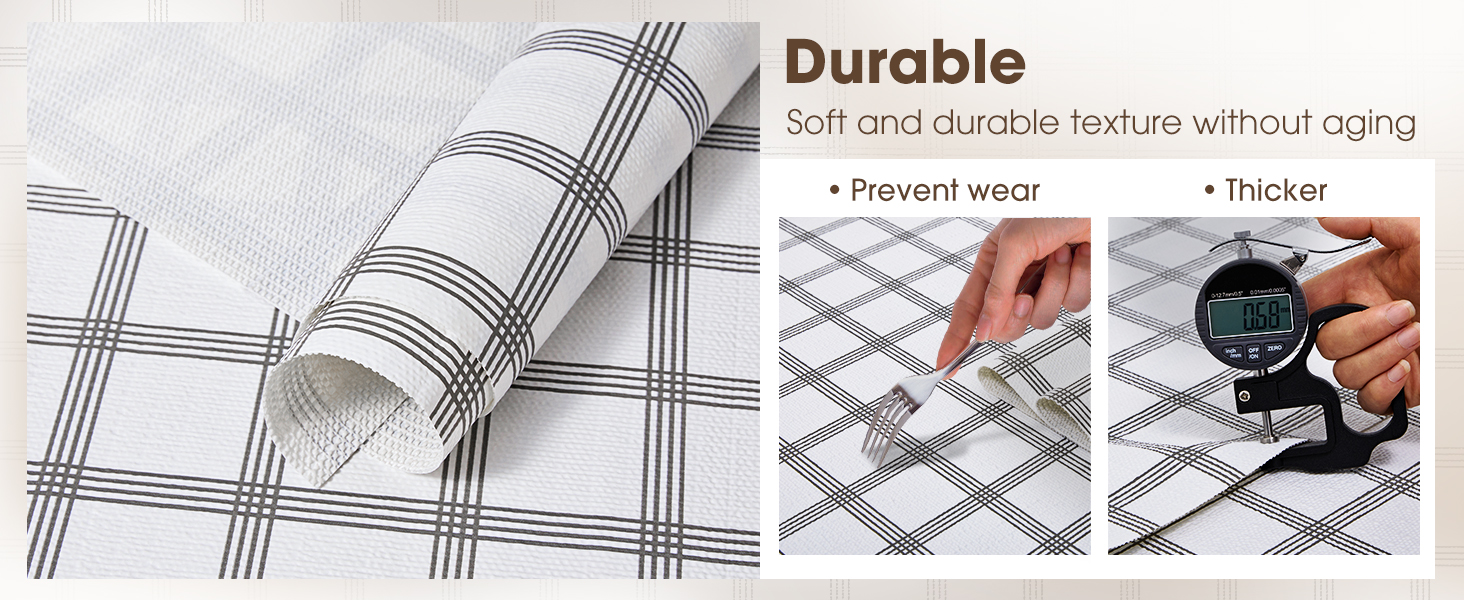 Drawer and Shelf Liner, Non-Slip Kitchen Cabinet Liners is durable