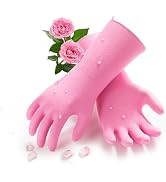 Vgo...…Household Cleaning Gloves Infused with Rresh Rich Aromas, Lined Dishwashing Gloves,Long Sl...
