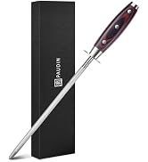 PAUDIN Honing Rod, Knife Sharpener Rod 10 inch, Professional Kitchen Knife Sharpener, High Carbon...