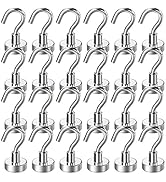 MIKEDE 24 LB Magnetic Hooks, Perfect for Cruise, Grill, Towel, Indoor Hanging, Home, Kitchen, Wor...