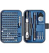RARTOP Precision Screwdriver Set 130 in 1 with 120 bits Repair Tool Kit Magnetic Screwdriver Kit ...