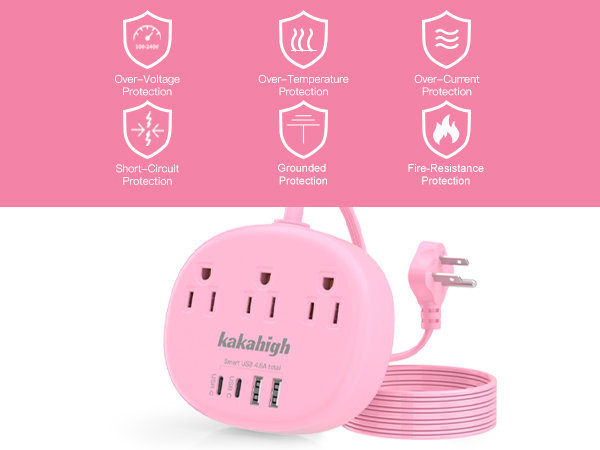 pink extension cord