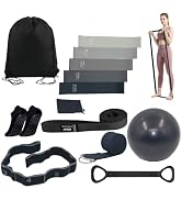 Nuplot Pilates Equipment for Home Workouts, Better Portable Pilates Kit 13 in 1, Pilates Essentia...