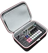 RLSOCO Hard Case for Roland MC-101/TR-6S Compact Music Production Workstation - Black (Case Only)