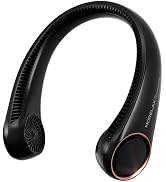 Portable Neck Fan Rechargeable, Personal Neck Cooling Fan, Hands Free Bladeless Fan, Ultra Quiet,...