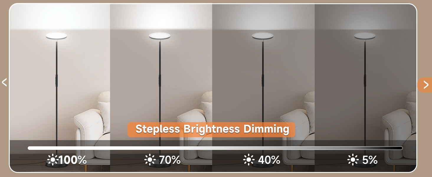 dimmable floor lamp