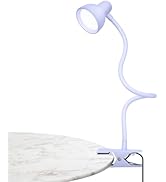LiFMIRA Clip on Lamp USB Reading Light, 3 Color Modes, 10 Brightness Dimmable, Flexible Gooseneck...