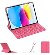 ZYNTHRALIX for iPad 11th (A16, 2025)/10th Generation Case with Keyboard, Ultra-Thin & Lightweight...