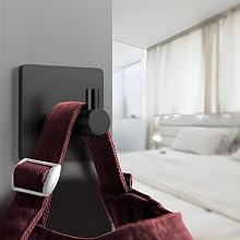 BLACK WALL HOOKS ADHESIVE HOOKS FOR HANGING WALL HOOKS