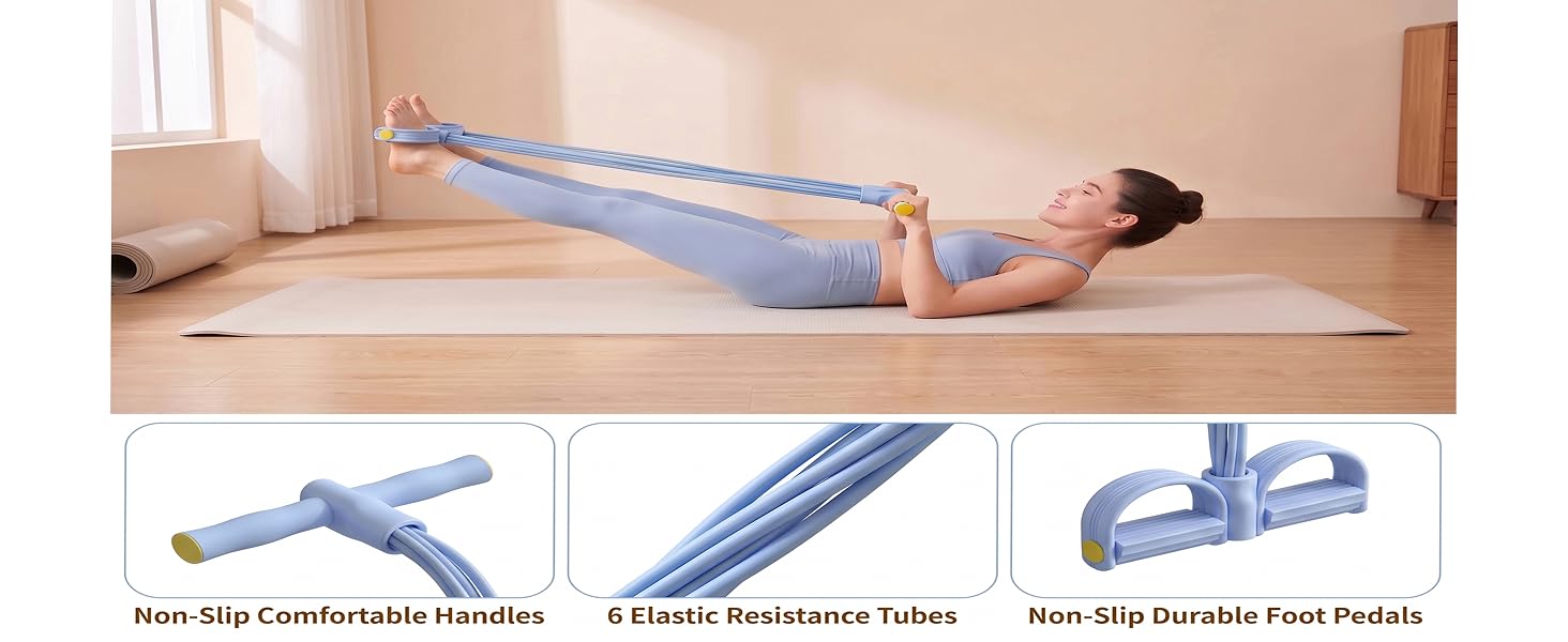 Pedal Resistance Bands with Handles