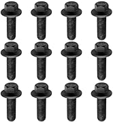 12PCS M8x1.25 Exhaust Manifold Bolts OEM#551696,Grade 10.9 LS Header Bolts Compatible with GM LS ...