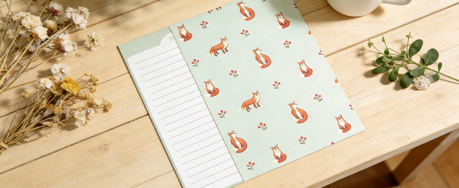 girls letter writing stationery set