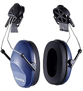 Noise Cancelling Helmet Attachable Ear Muffs Blocking Sound Reduction Ear Protection for Construc...