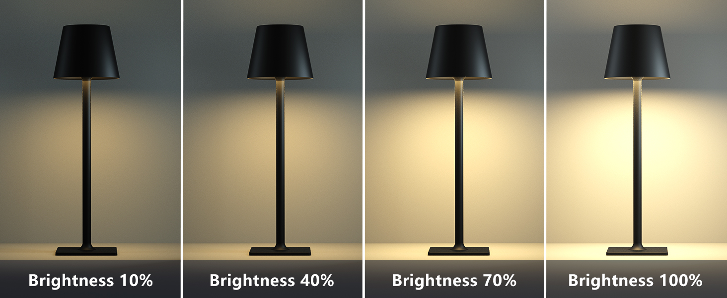 dimmable table lamp cordless