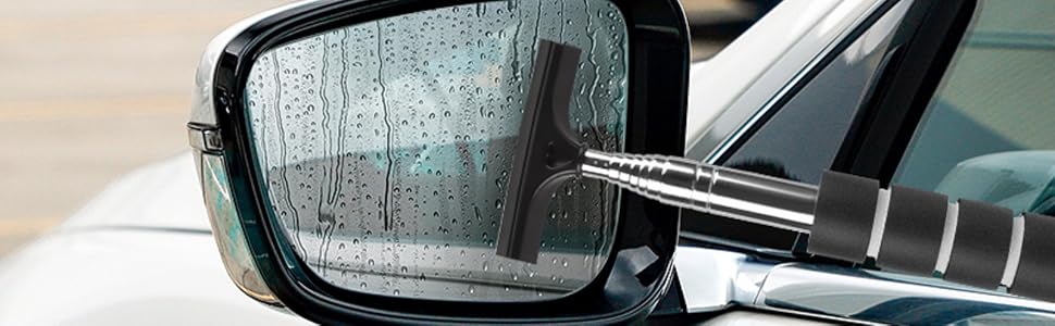 Car Rearview Mirror Squeegee