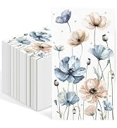 IANFEPH 100 Pcs Floral Guest Napkins Disposable 3-Ply Watercolor Flower Paper Hand Towels for Bat...
