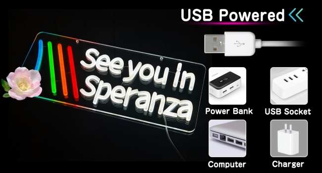 usb powered game neon sign for wall decor