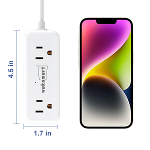 flat outlet extension cord