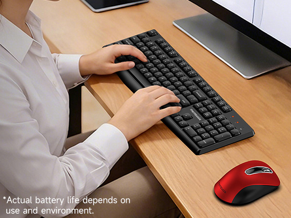 wireless mouse and keyboard combo