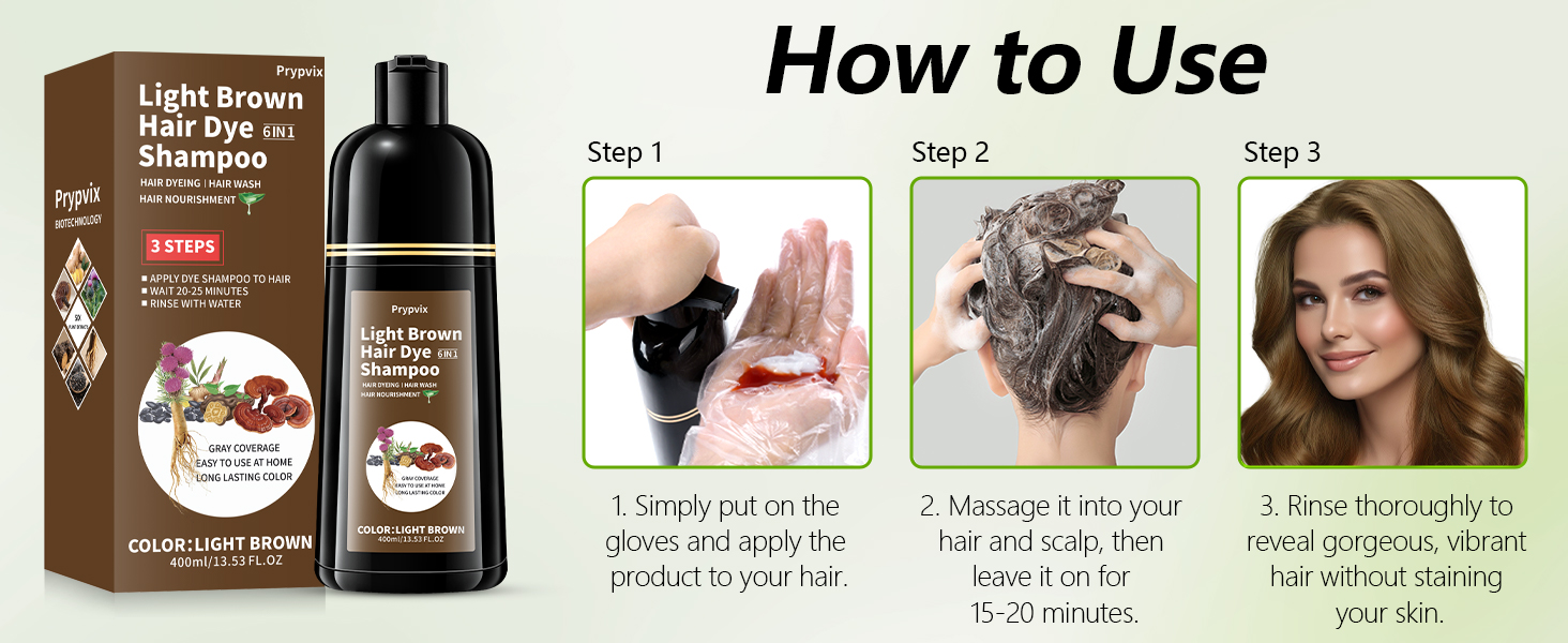 light brown shampoo