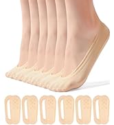 FAYBOX No Show Socks Womens Ultra Low Cut Nylon Thin Socks for Flat Invisible Non Slip Liner Footies