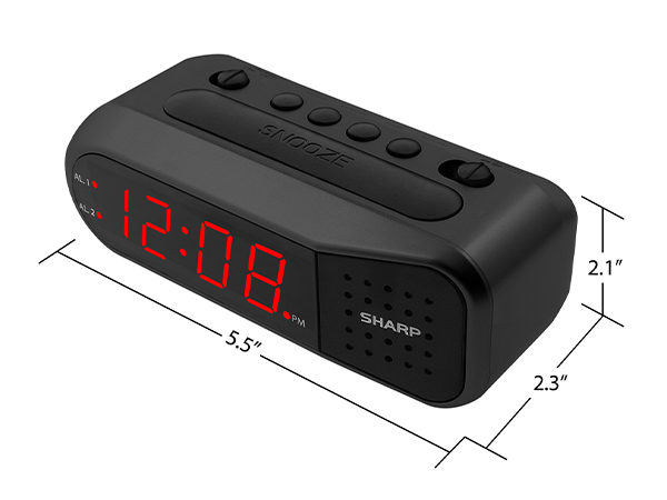 Easy to Read Clock with large Numbers perfect bedroom, nightstand, bathroom, office, kids room, den