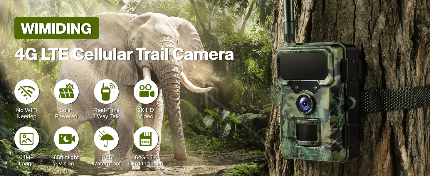 4G LTE Trail camera