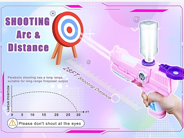 pink squirt gun for girl age 8-12