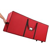 Sattiyrch Rolling Christmas Tree Storage Bag for 6-7.5ft Trees, 600D Heavy-Duty Canvas with Wheel...