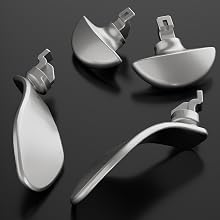 eXtremeRate Back Paddles for PS5 Edge Controller Replacement Metal Back Buttons, Interchangeable